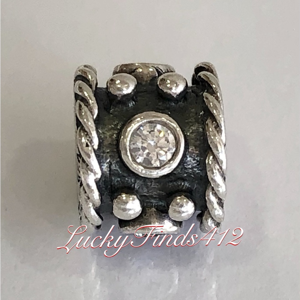 Authentic Pandora Oxy Crown Charm Retired Pandora Charm